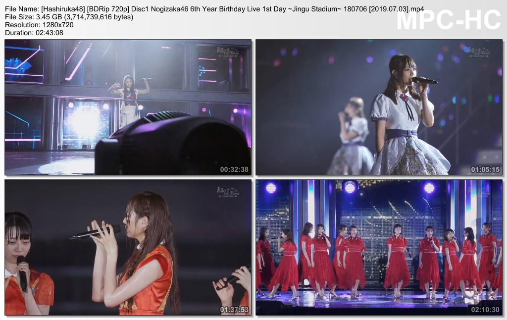 BDRip] Nogizaka46 6th Year Birthday Live ~Jingu Stadium 
